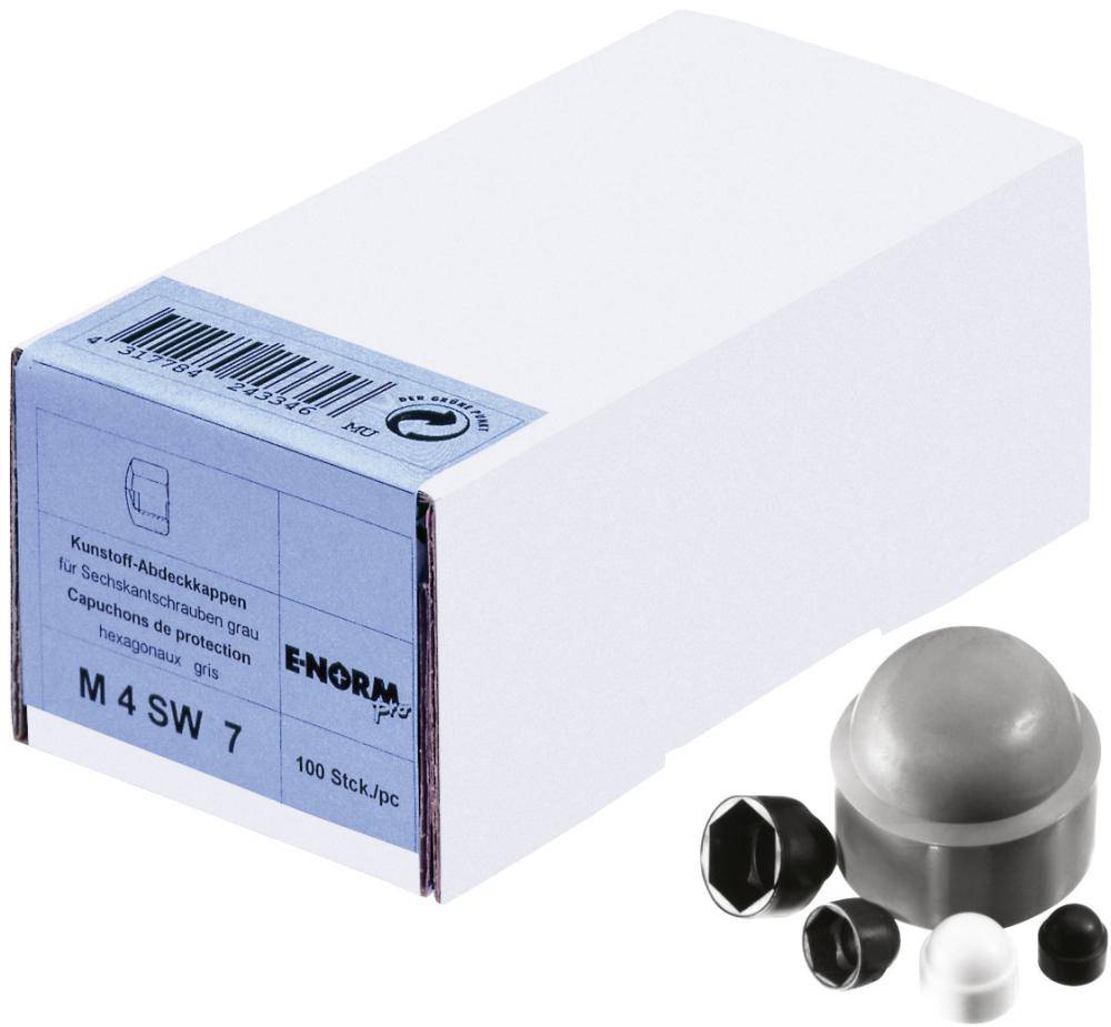 Abdeckkappen KST schw. M16 SW24 HP E-NORMpro
