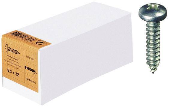 DIN 7981 ST galZn -C-H 5,5x13 KP E-NORMpro