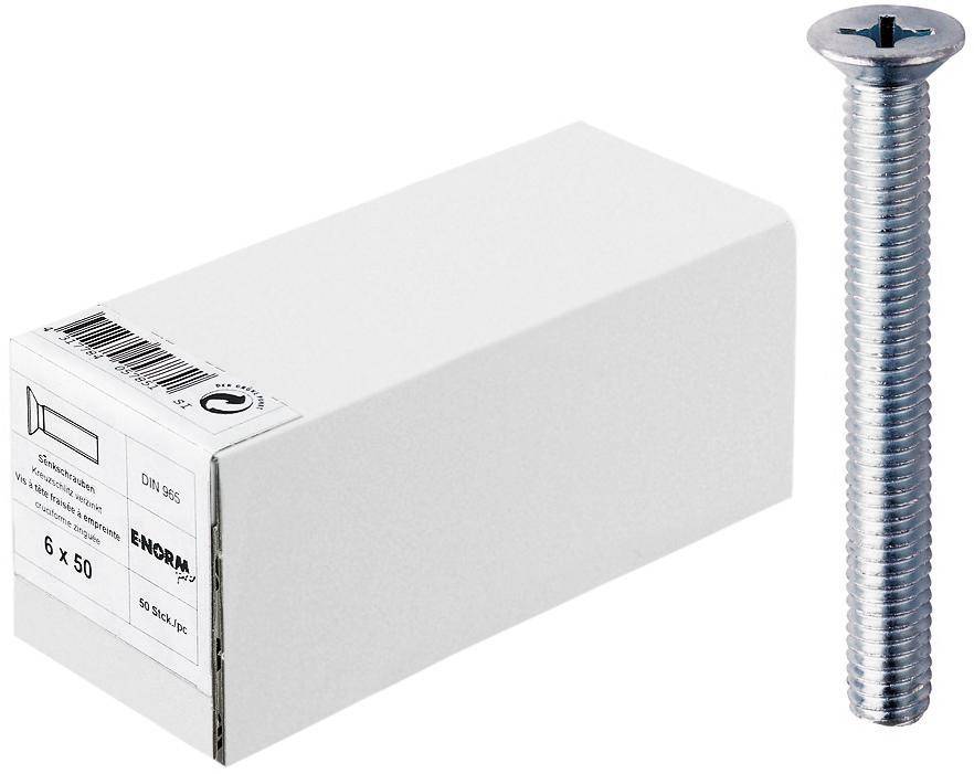 DIN 965 4.8 -H galZn M4x20 KP E-NORMpro - Artikel: 4317784057646