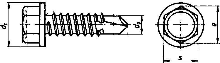 DIN 7504 ST galZn K 6,3x19 HP E-NORMpro