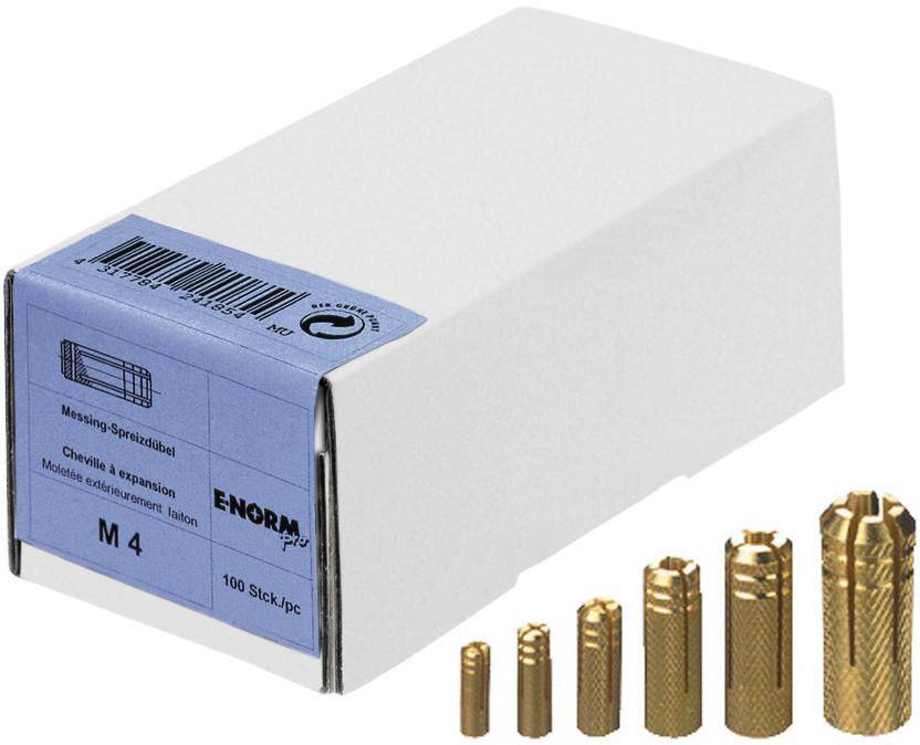 Messing-Spreizdübel M 8 E-NORMpro - Artikel: 4317784241885