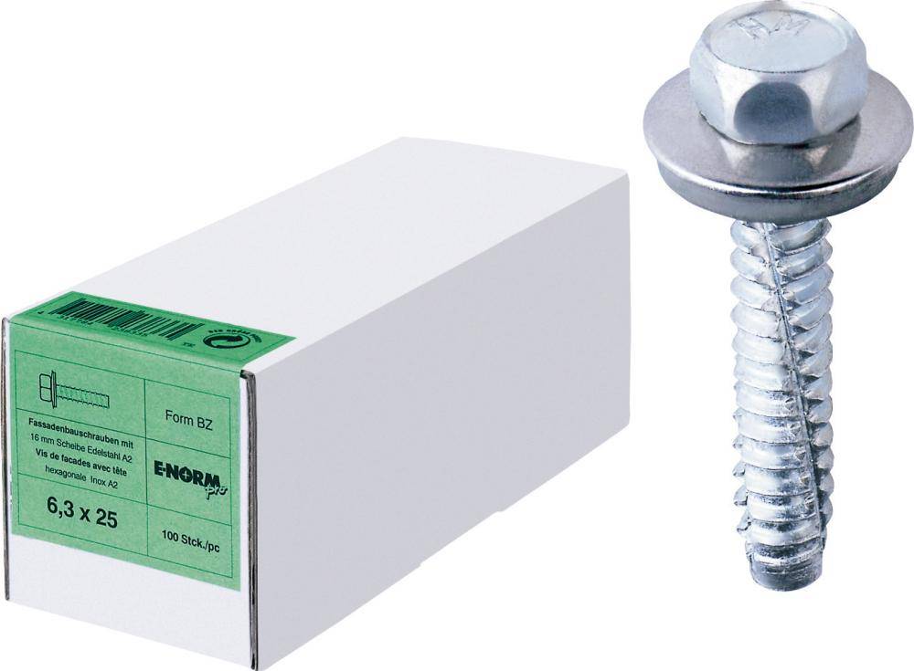 Fassadenschr. A2 BZ 6,3x64 S16 HP E-NORMpro - Artikel: 4317784238380