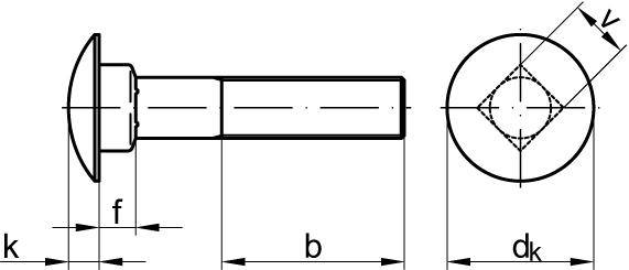 DIN 603 o.Mu Edelstahl A2 M5x20 HP E-NORMpro