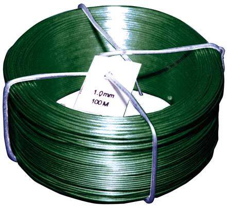Drahtspinne PVC grün 1,4/0,9 mm x 50 m - Artikel: 4317784202657