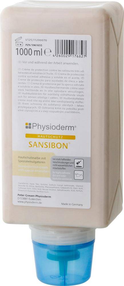 Hautschutzcreme Sansibon,1000ml Faltflasche