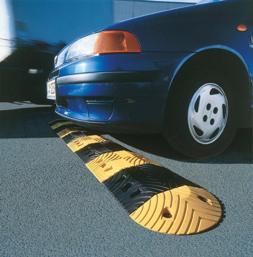 Fahrbahnschw. Abschl.-El.gelb, Topstop 10