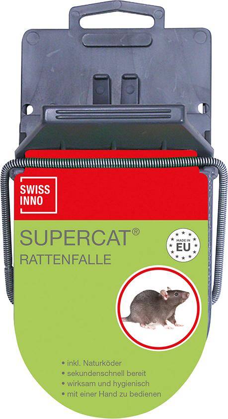 Rattenfalle Supercat inkl. Köder Swissinno Solution