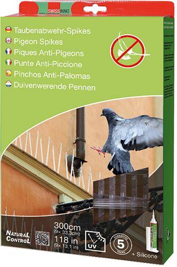 Spikes 300 cm inkl. Silikonkleber Swissinno Solution