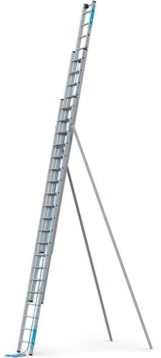 Seilzugleiter Skyline 3E 3x20 Spr. L.5,8-14,2m Arbeits-H.14,7m G.68kg Zarges