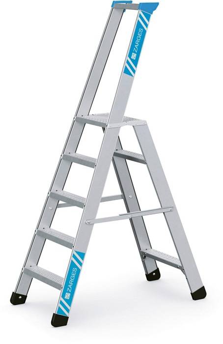 Stufen-Stehleiter Seventec RC S 5Stufen L.1,9m Arbeits-H.3,1m LM G.8,1kg Zarges