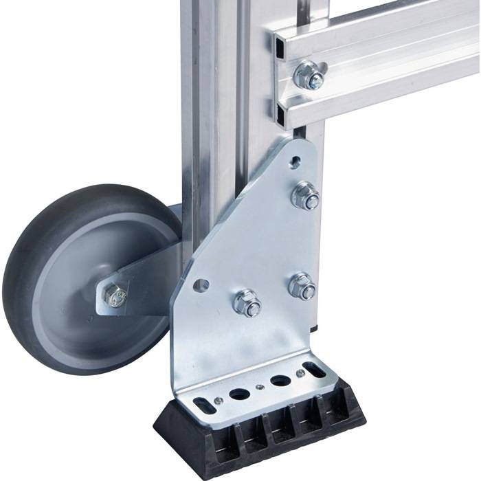 Treppenpodest 3Stufen Neigung 60Grad H.750mm LM Ausl.915mm Zarges