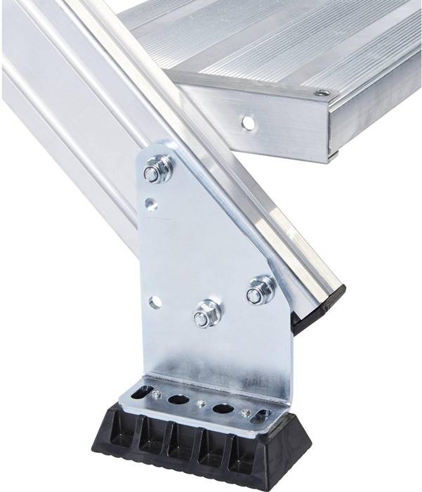 Treppenpodest 2Stufen Neigung 60Grad H.500mm LM Ausladung 770mm Zarges