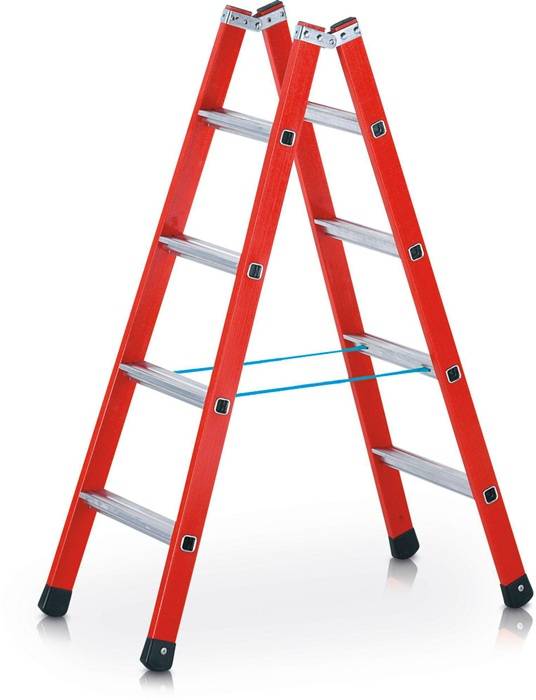 Stufen-Stehleiter EFAmix B 2x6 Sprossen L.1,9m Arbeits-H.3,1m G.11,4kg Zarges