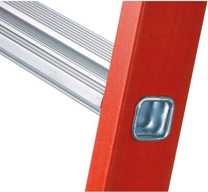 Stufen-Stehleiter EFAmix B 2x10Sprossen L.3,02m Arbeits-H.4,15m G.18,8kg Zarges