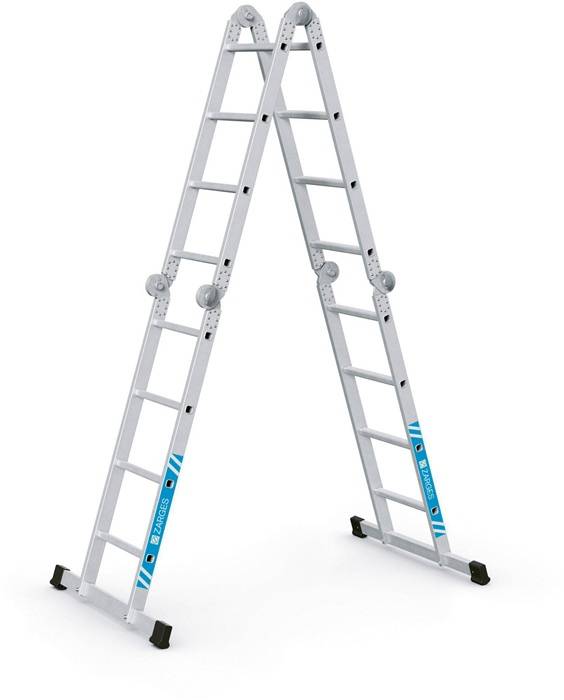 Vielzweckleiter Multimax M 4x4Sprossen L.2,29-4,75m untere-B.0,9m LM Zarges