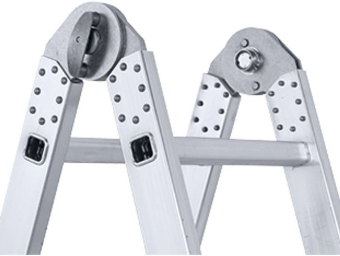 Vielzweckleiter Multimax M 4x4Sprossen L.2,29-4,75m untere-B.0,9m LM Zarges