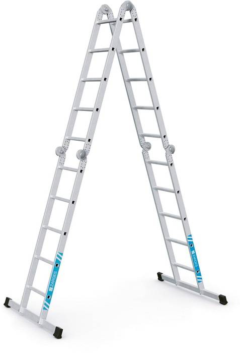 Vielzweckleiter Multimax M 4x5Sprossen L.2,84-5,85m untere-B.1,1m LM Zarges