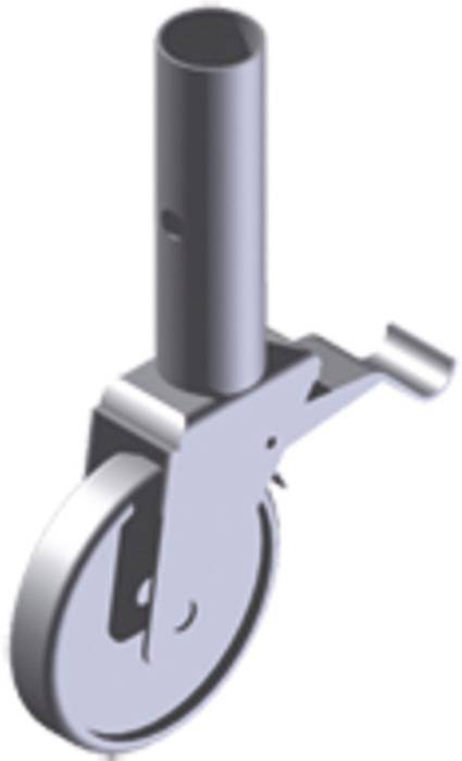 Lenkrolle D.125mm Tragfähigkeit/Rolle 300kg Ku. G.1,5kg Zarges