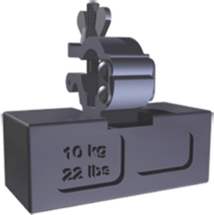 Ballastgewicht G.10kg gelb Stahl Zarges