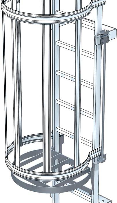 Drehpodest G.15kg Stahl verz. Zarges