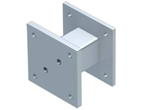 Zarges Distanzsegment 43280 für Podestplatte 140 mm