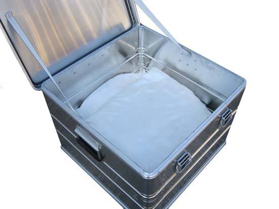 Verpackungskissen Vol.15l Glasfasergewebe feuerfest elektr.n.leitend Zarges