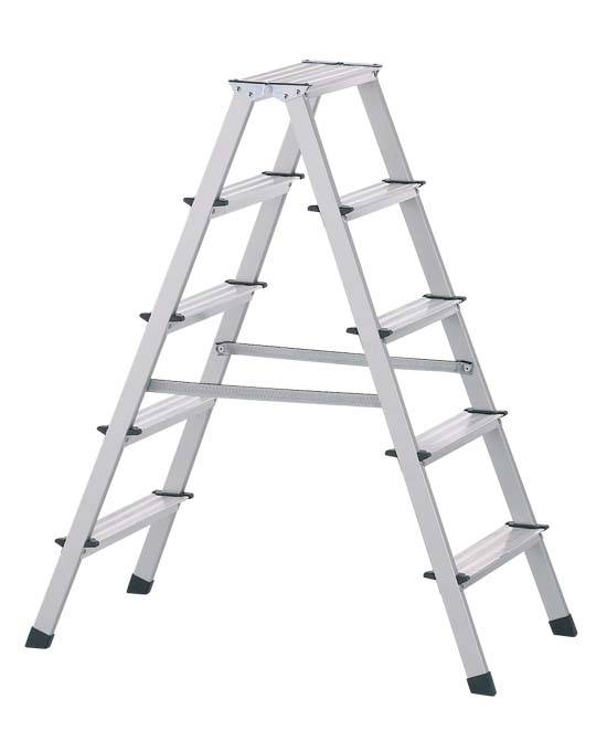 Zarges Stufen-Stehleiter 44207| 2 x 7 Stufen
