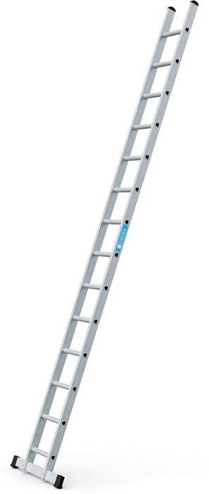 Sprossen-Anlegeleiter Strato DL 14Sprossen L.4,11m Arbeits-H.4,9m Leiterlänge 4,