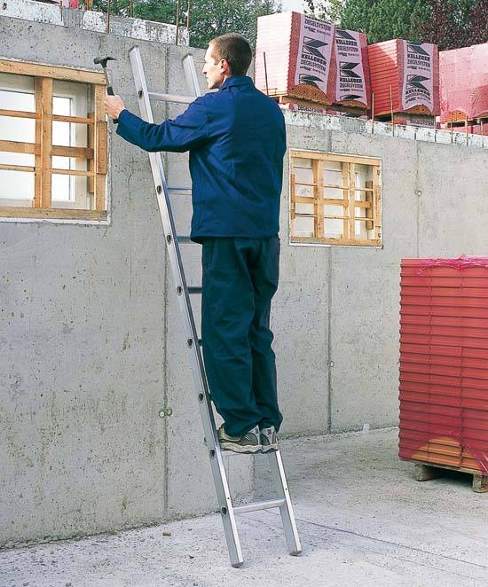 Zarges Sprossen-Anlegeleiter 44818| 18 Sprossen