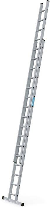 Schiebeleiter Everest 2DE 2x16 Sprossen L.4,66-8m Arbeits-H.8,7m G.21,5kg Zarges
