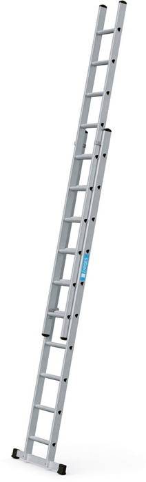 Schiebeleiter Everest 2DE 2x10 Spr. L.2,93-4,9m Arbeits-H.5,65m G.11,3kg Zarges