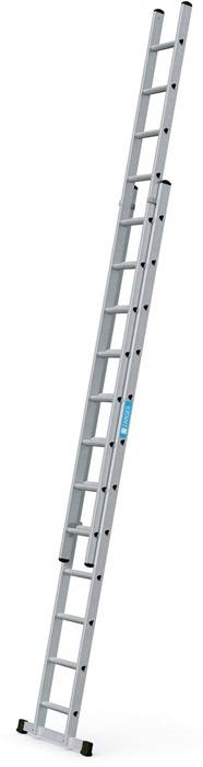 Schiebeleiter Everest 2DE 2x12 Spr. L.3,49-6,05m Arbeits-H.6,8m G.15,4kg Zarges