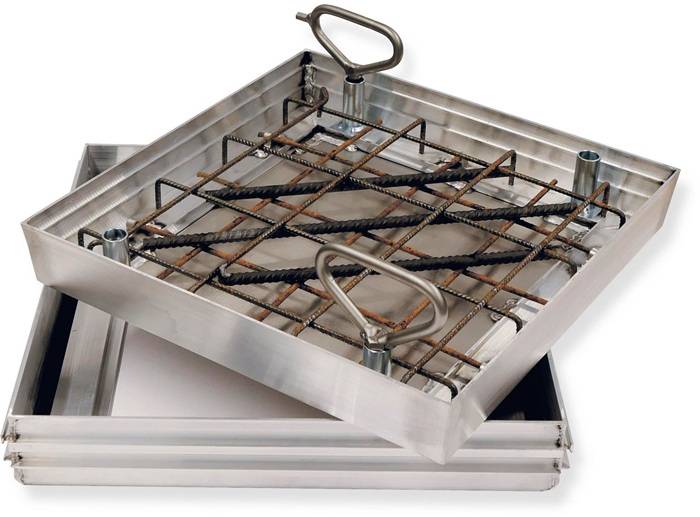 Schachtabdeckung Schachtmaß LW 500x500mm Alu. Außenmaß 640x640mm Zarges