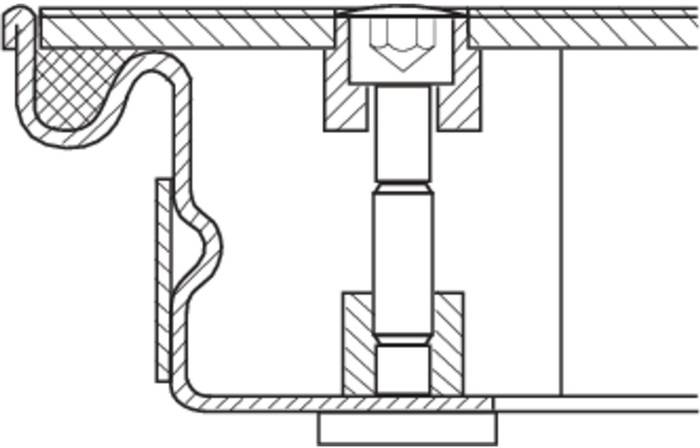 Schachtabdeckung Schachtmaß LW 600x600mm Stahl verz. Außenmaß 760x760mm Zarges
