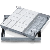 Schachtabdeckung Schachtmaß LW 300x300mm VA Außenmaß 420x420mm Zarges Schachtabdeckung Schachtmaß LW 300x300mm VA Außenmaß 420x420mm Zarges