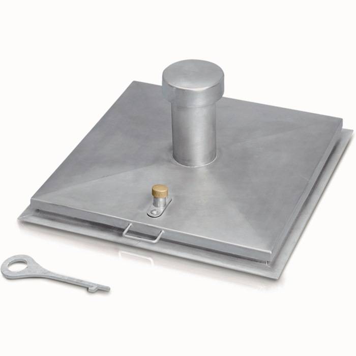 Brunnenabdeckung Schachtmaß LW 1000x1000mm Stahl feuerverz. Zarges