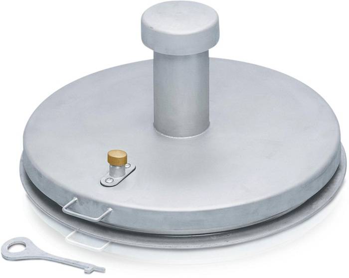 Brunnenabdeckung Schachtmaß-D. LW 625mm Stahl feuerverz. rund Zarges