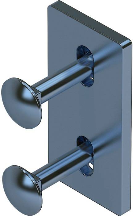 Schienenbefestigung G.0,2kg VA f.lichte Leiter-B min.400 mm Zarges