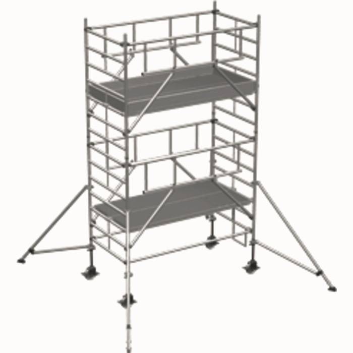 Fahrgerüst Multitower S-PLUS 2T Arbeits-H.5,35m Plattform-Gr.1,2x1,8mG.190,5kg