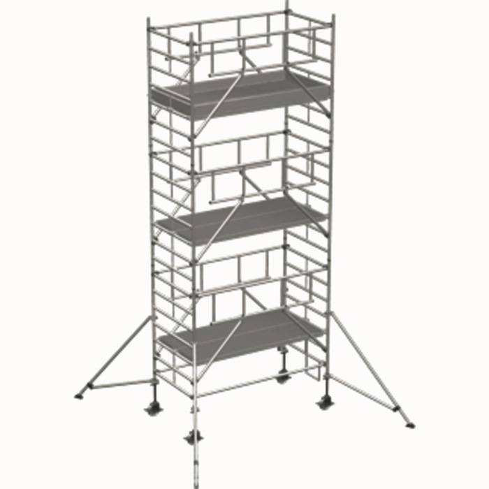 Fahrgerüst Multitower S-PLUS 2T Arbeits-H.7,3m Plattform-Gr.1,2x2,5m Zarges