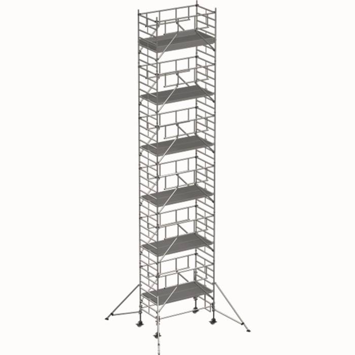 Fahrgerüst Multitower S-PLUS 2T Arbeits-H.13,2m Plattform-Gr.1,2x3m Zarges