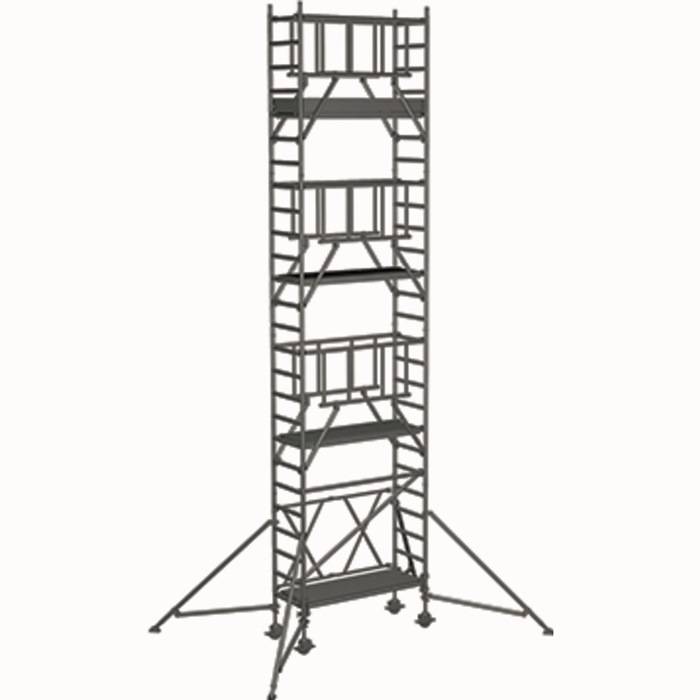 Klappgerüst Compactmaster S-PLUS 2T Arbeits-H.8,5m Plattform-Gr.1,2x1,8m Zarges
