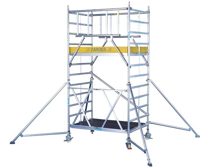 Klappgerüst Compactmaster S-PLUS 2T Arbeits-H.10,45m Plattform-Gr.1,2x1,8m Zarge