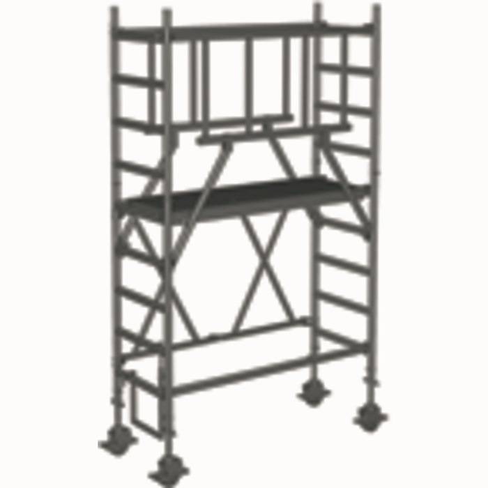 Klappgerüst Compactmaster S-PLUS 1T Arbeits-H.3,75m Plattform-Gr.0,6x1,8m Zarges