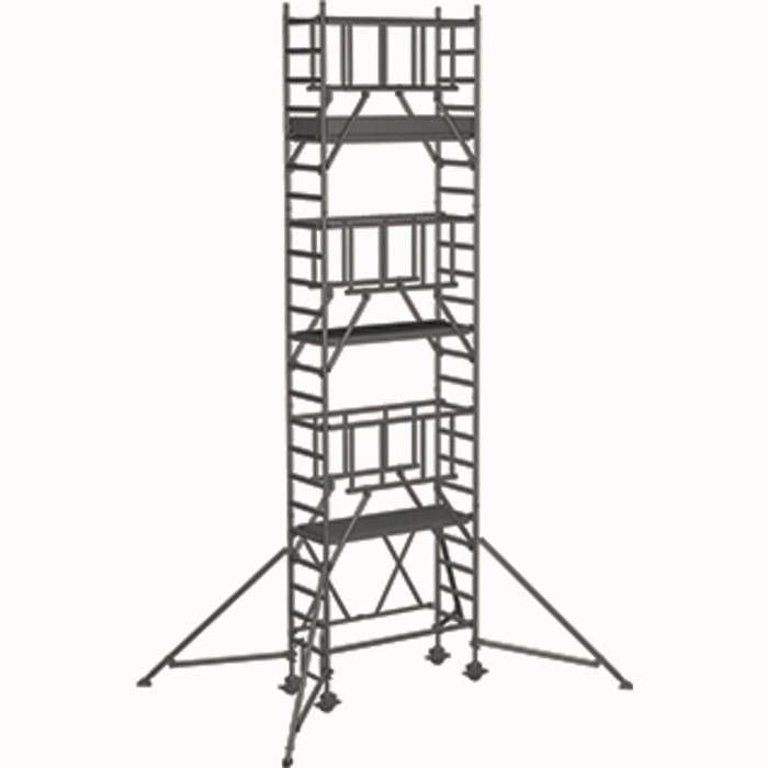Klappgerüst Compactmaster S-PLUS 1T Arbeits-H.7,65m Plattform-Gr.0,6x1,8m Zarges