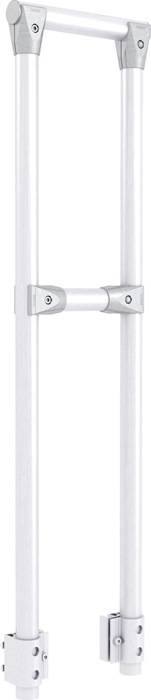 Plattformgeländer f.seitliche Plattformlänge 400mm Rdrohr D.40mm ZARGES