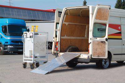 Verladeschiene-Aluminium L2500xB400 mm faltbar Tragkraft 400kg/Paar - Artikel: 7830307905