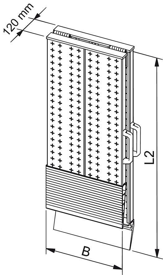 Verladeschiene-Aluminium L3000xB400 mm faltbar Tragkraft 400kg/Paar - Artikel: 7830307885