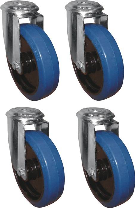 Rollensatz nachträglich montierbar f.Riffelblechbox 4-tlg.ALUTEC