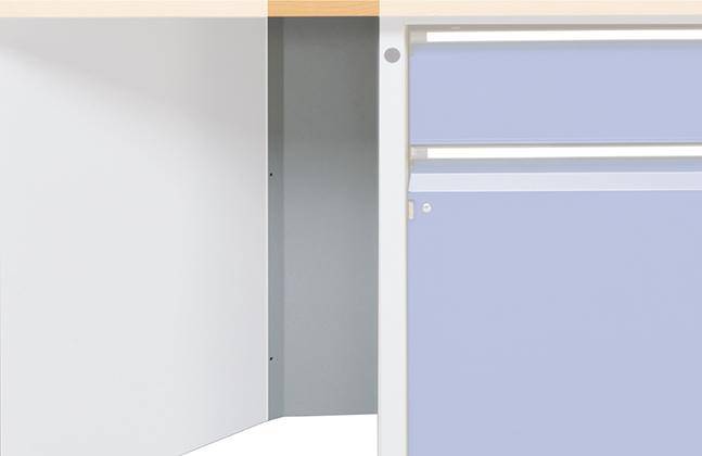 Blendensatz für 8-Eck-Werkbank RAL 7035 - Artikel: 7831962341